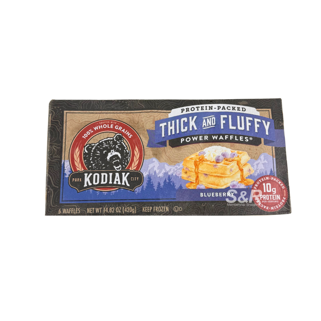 Kodiak Thick And Fluffy Blueberry Protein-Packed Waffles 420g